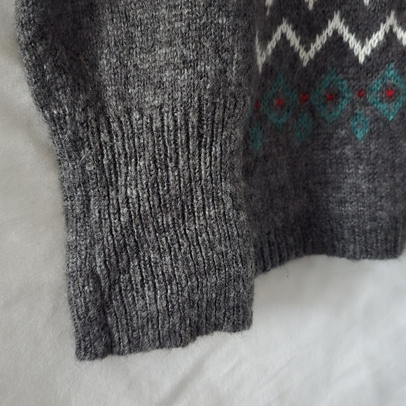 VTG Women's Aeropostale Holiday Reindeer Ugly Christmas Sweater Large Vintage - Picture 5 of 6